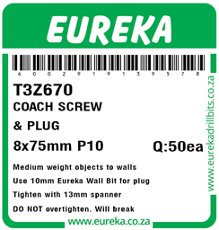 T3Z670 - Coach Screw & Plug -T3Z670_Label_T